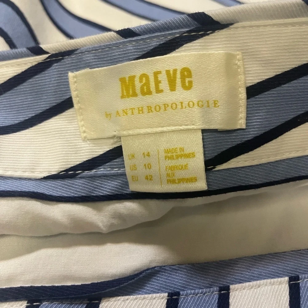 Maeve Ryanne Flounced Midi Skirt 10, 6